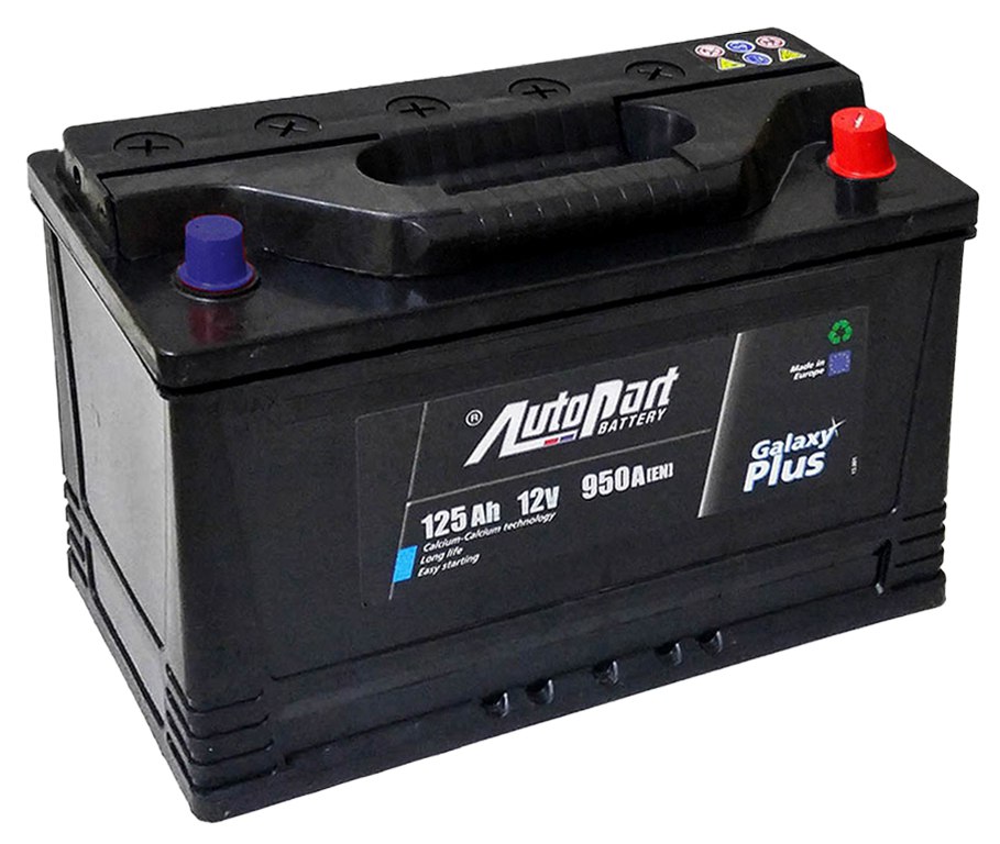 Батарея акумуляторна свинцева стартерна 6СТ-125Аз (0) Galaxy Plus Autopart SK